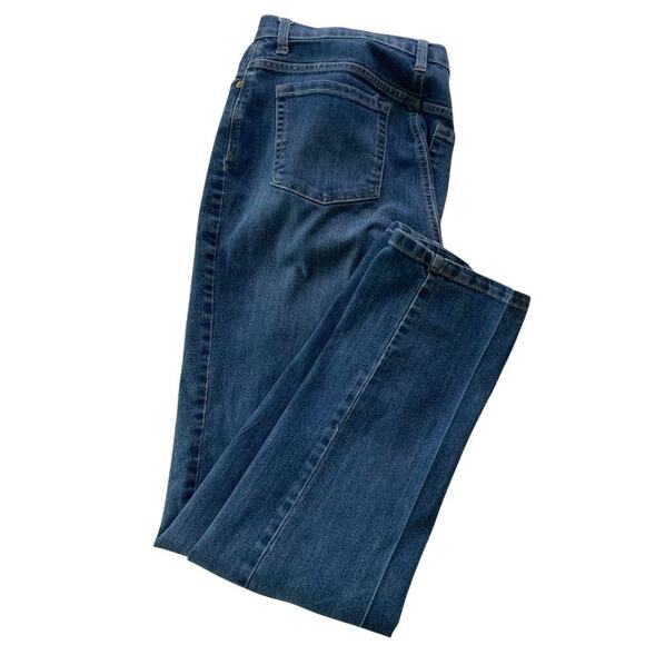 Gloria Vanderbild Amanda Jeans Women 8 High Rise Straight Stretch Mid Wash Denim - Picture 7 of 9